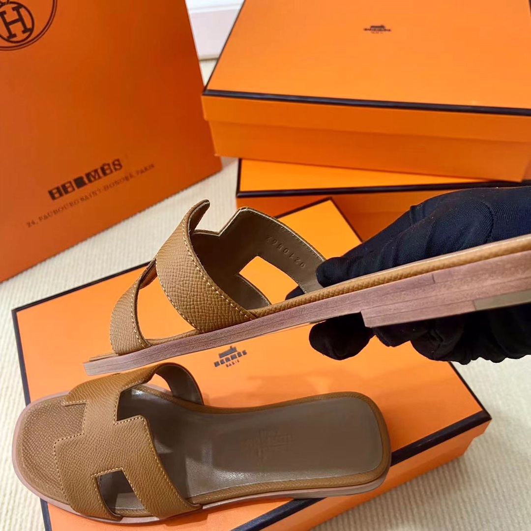 에르메스 올수공 오란 슬리퍼 샌들 앱송 37